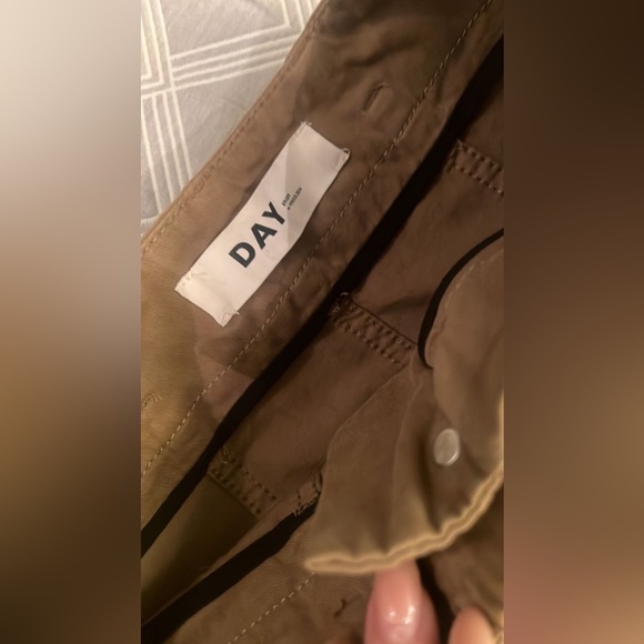 NWT Day Birger Et Mikkelsen Brown Wide-Leg Pants Size 32 - Picture 10 of 13